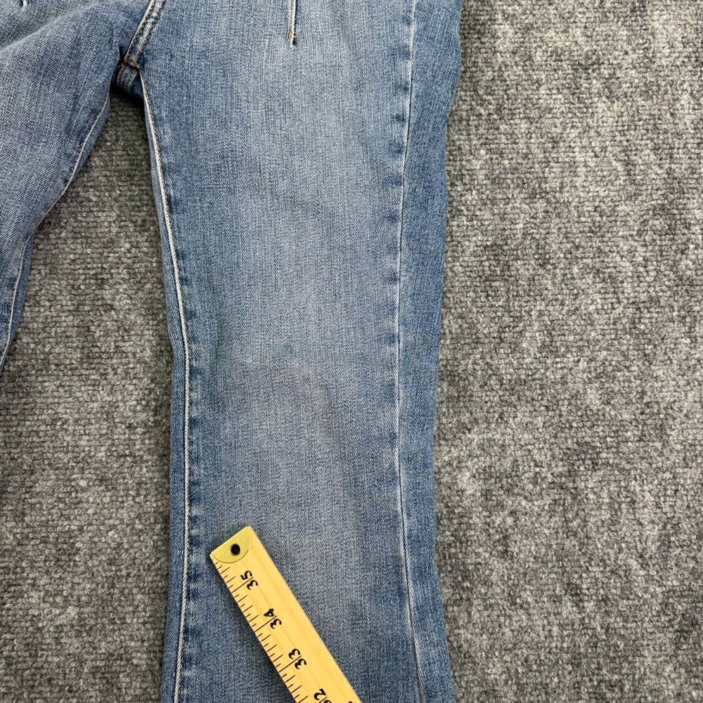 Free People We The‎ Free Jeans Womens 25x31 Jayde Flare Slim High Rise Raw Hem - Picture 5 of 16